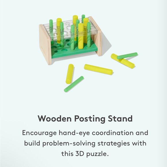 Lovevery Wooden Posting Stand - Picture 1 of 4